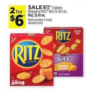 Dollar General Ritz crackers original or ritz bits offer