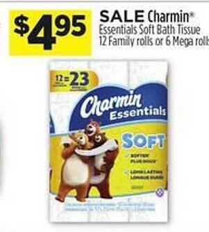 Dollar General Charmin essentials soft bath tissue offer