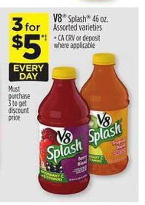 Dollar General V8 splash offer