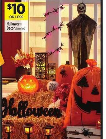 Dollar General Halloween decor offer