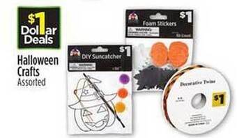 Dollar General Halloween crafts offer