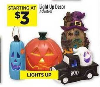 Dollar General Light up decor offer
