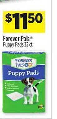 Dollar General Forever pals puppy pads offer