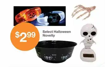 Kinney Drugs Select halloween novelty offer