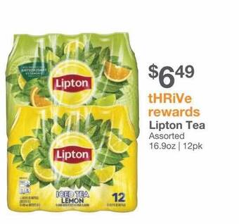 Kinney Drugs Lipton tea offer