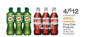 Kinney Drugs Coca-cola products offer