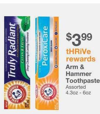 Kinney Drugs Arm & hammer toothpaste offer