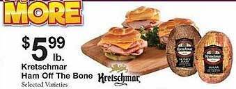 County Market Kretschmar ham off the bone offer