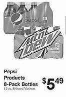 County Market Pepsi products offer