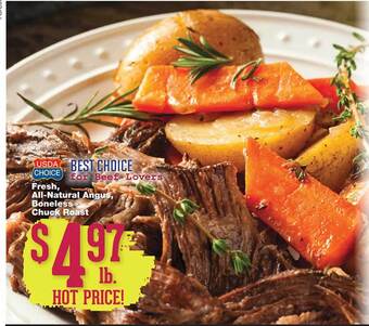 Forest Hills Food Fresh all-natural angus boneless chuck roast offer