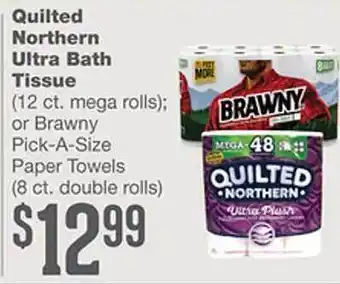 Forest Hills Food Quilted nothern ultra bath tissue offer