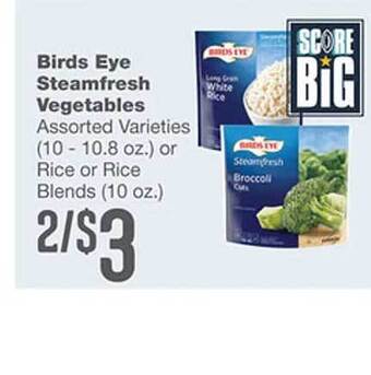 Forest Hills Food Birds eye steamfresh vegetables offer