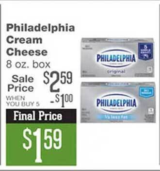 Forest Hills Food Philadelphia cream cheese offer