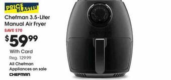 Fred Meyer Chefman 3.5-liter manual air fryer offer