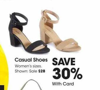 Fred Meyer Casual shoes offer