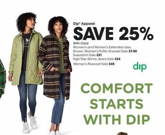 Fred Meyer Dip apparel offer