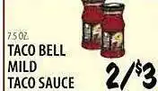 Taco bell mild taco sauce