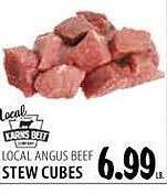Karns Local angus beef stew cubes offer