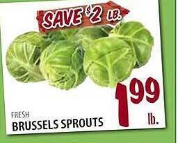 Karns Fresh brussels sprouts offer