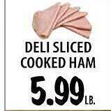 Karns Deli sliced cooked ham offer