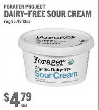 New Seasons Market Forager project dairy-free sour cream offer