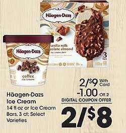 Ralphs Häagen-dazs ice cream offer