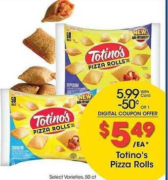 Ralphs Totino's pizza rolls offer