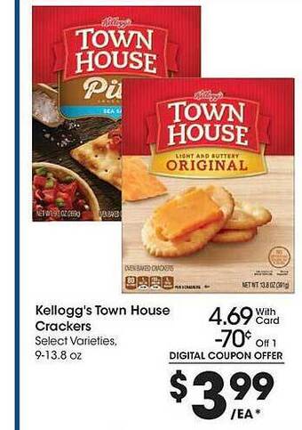 Ralphs Kellogg's town house crackers offer