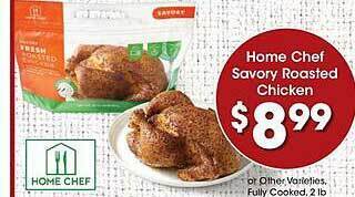 Ralphs Home chef savory roasted chicken offer
