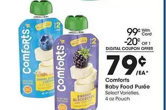 Ralphs Comforts baby food purée offer