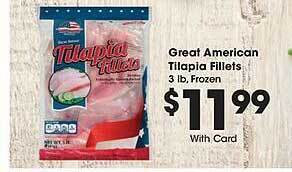 Ralphs Great american tilapia fillets offer