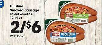 Ralphs Hillshire smoked sausage offer