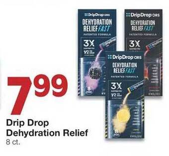 Drip drop dehydration relief