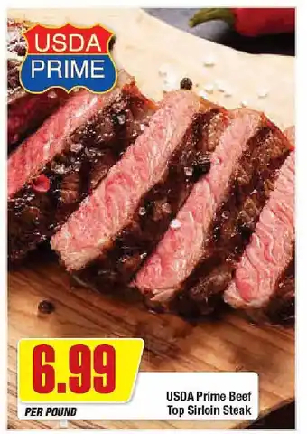 Econofoods Usda prime beef top sirloin steak offer