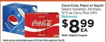 Food 4 Less Coca-cola pepsi or squirt offer