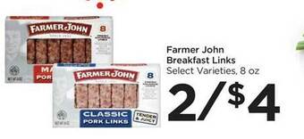 Food 4 Less Farmer john breakfast links offer