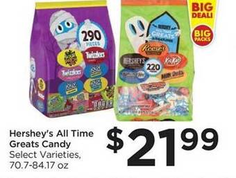 Food 4 Less Hershey's all time greats candy offer