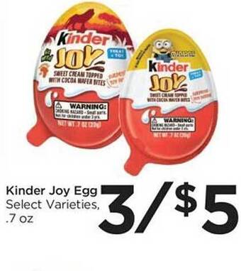 Food 4 Less Kinder joy egg offer