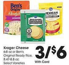 Gerbes Kroger cheese offer