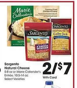 Sargento natural cheese
