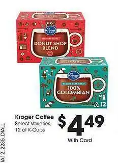 Gerbes Kroger coffee offer