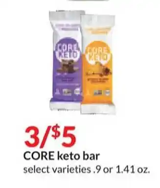 Hy-Vee Core keto bar offer