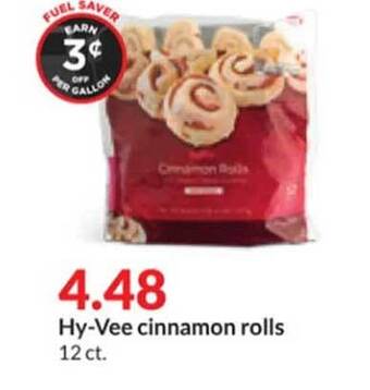 Hy-Vee Hy-vee cinnamon rolls offer