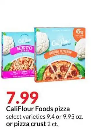 Hy-Vee Califlour foods pizza offer