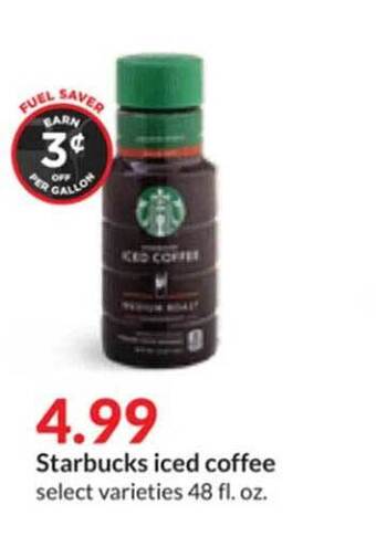 Hy-Vee Starbucks iced coffee offer