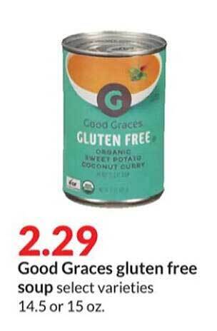 Hy-Vee Good graces gluten free soup offer