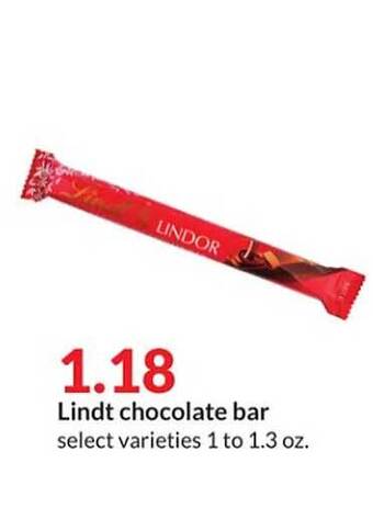 Hy-Vee Lindt chocolate bar offer