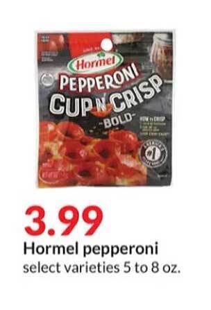 Hy-Vee Hormel pepperoni offer