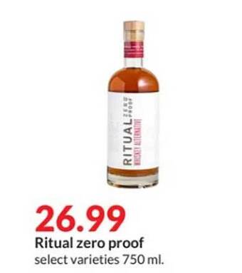 Hy-Vee Ritual zero proof offer