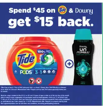 Hy-Vee Tide & downy offer